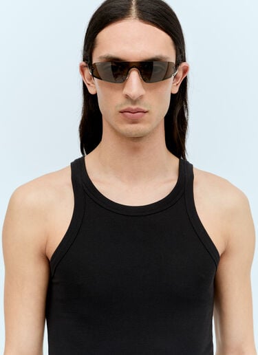 Mask-Shaped Frame Sunglasses Gucci Mask-Shaped Frame Sunglasses Silver gus0156008