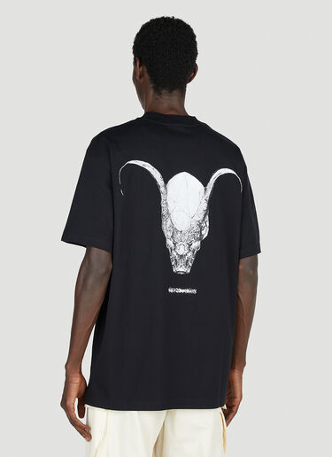 Goat Skull Print Boxy T-Shirt Han Kjøbenhavn Goat Skull Print Boxy T-Shirt Black han0153003