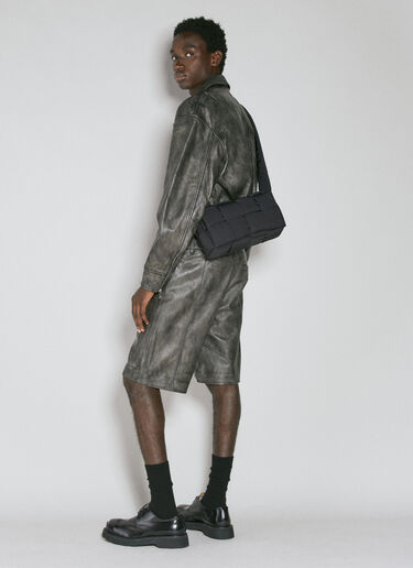 Washed Leather Shorts Han Kjøbenhavn Washed Leather Shorts Black han0153015