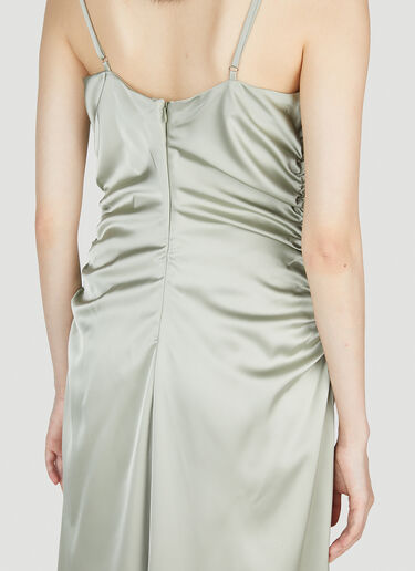 Han Kjøbenhavn Asymmetric Slip Dress Green han0253006