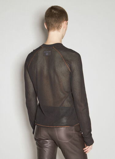 x Acne Studios Mesh Knit Top Honey Fucking Dijon x Acne Studios Mesh Knit Top Brown hdj0154007