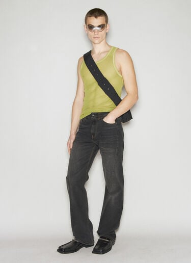 x Acne Studios Mesh Tank Top Honey Fucking Dijon x Acne Studios Mesh Tank Top Green hdj0154008