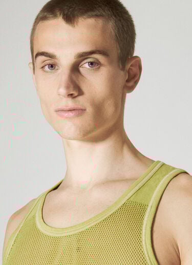 x Acne Studios Mesh Tank Top Honey Fucking Dijon x Acne Studios Mesh Tank Top Green hdj0154008