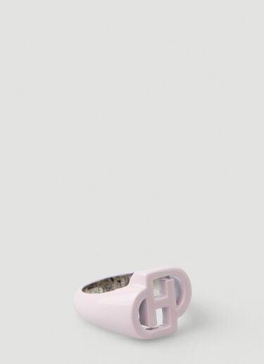Logo Signet Ring D'heygere Logo Signet Ring Pink hey0348003