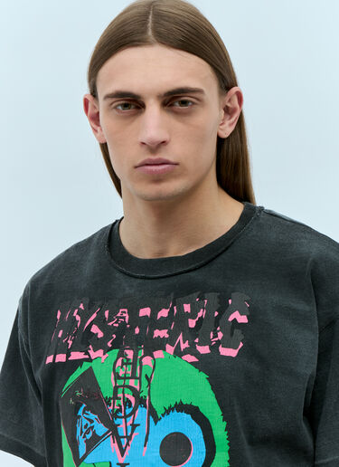 Punk Short-Sleeve T-Shirt HYSTERIC GLAMOUR x CIRCLE HERITAGE Punk Short-Sleeve T-Shirt Black hgc0155002