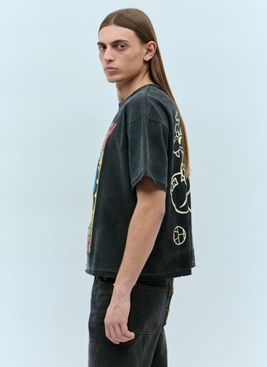 Bulldog Short-Sleeve T-Shirt HYSTERIC GLAMOUR x CIRCLE HERITAGE Bulldog Short-Sleeve T-Shirt Black hgc0155004