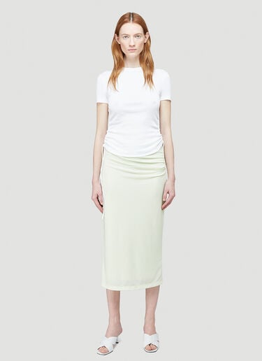 Helmut Lang Cut-Out T-Shirt White hlm0244002