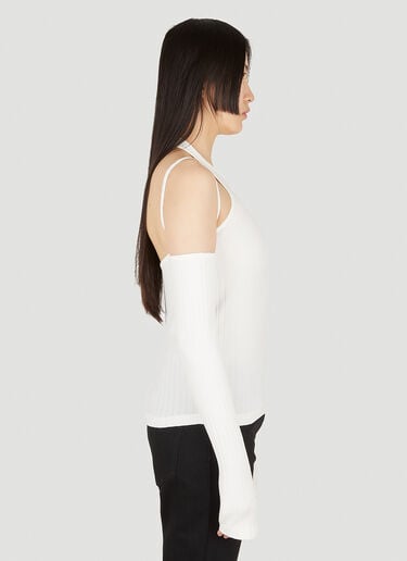 Luxe Pima Long Sleeve Top Helmut Lang Luxe Pima Long Sleeve Top White hlm0247020