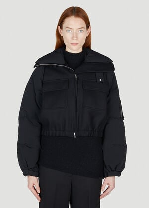 Helmut Lang Hybrid Bomber Jacket Black hlm0251008