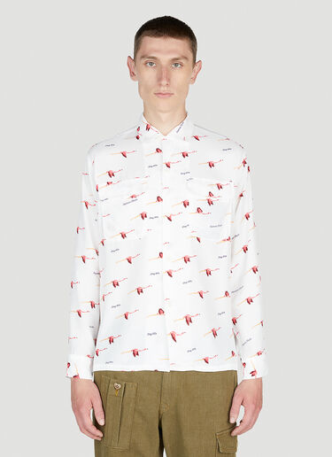 Flamingo Shirt Human Made Flamingo Shirt White hmd0152004