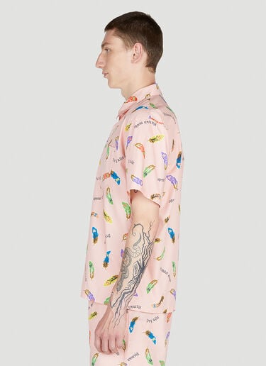 Feather Shirt Human Made Feather Shirt Pink hmd0152005
