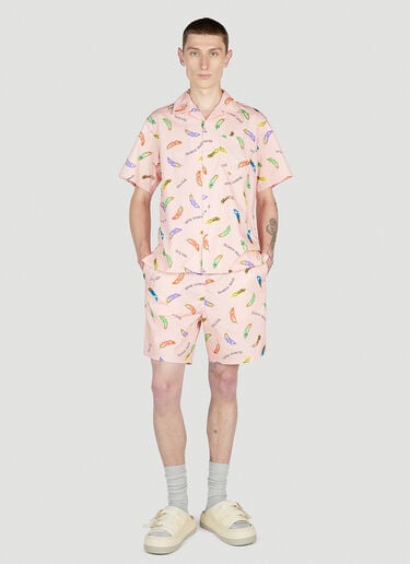 Feather Print Shorts Human Made Feather Print Shorts Pink hmd0152007