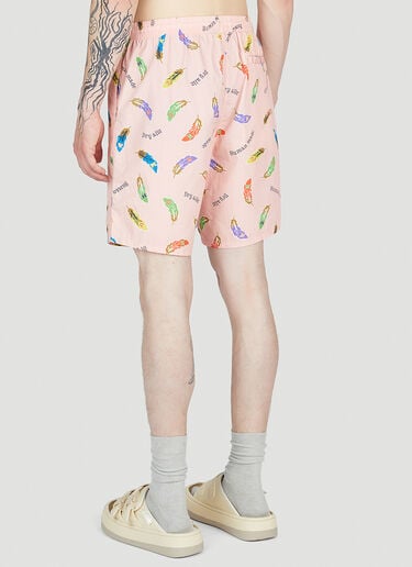 Feather Print Shorts Human Made Feather Print Shorts Pink hmd0152007