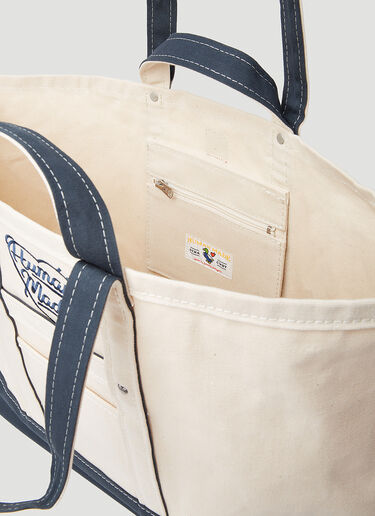 Canvas Tote Bag Human Made Canvas Tote Bag Cream hmd0152026