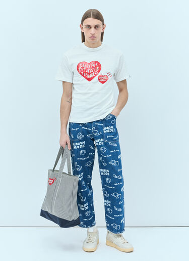 프린트 진 Human Made 프린트 진 블루 hmd0154008