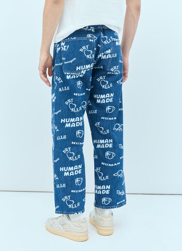 Human Made 프린트 진  블루 hmd0154008