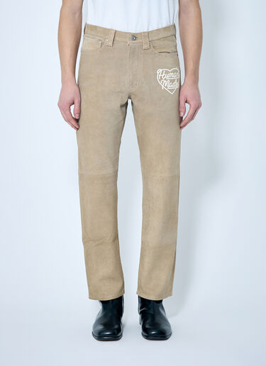 Suede Pants Human Made Suede Pants Beige hmd0159002