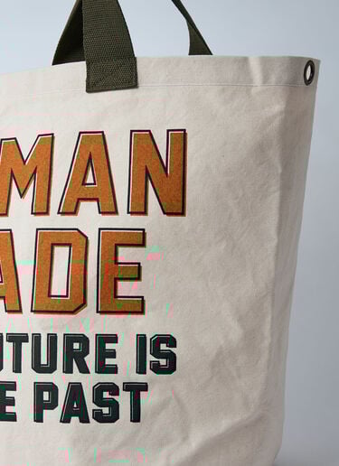 HUMAN MADE Large Canvas Tote Bag White hmd0161010
