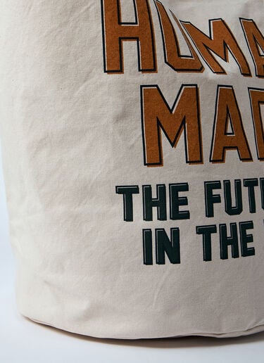 HUMAN MADE Large Canvas Tote Bag White hmd0161010