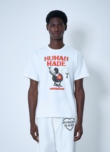 ロゴモチーフTシャツ HUMAN MADE ロゴモチーフTシャツ ホワイト hmd0161021