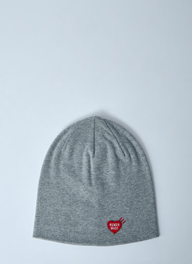 Logo Motif Beanie Hat HUMAN MADE Logo Motif Beanie Hat Grey hmd0161022
