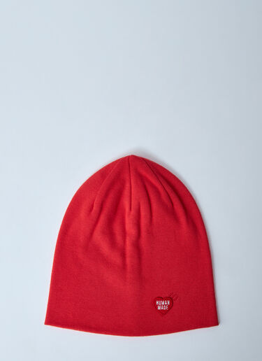 Logo Motif Beanie Hat HUMAN MADE Logo Motif Beanie Hat Red hmd0161023