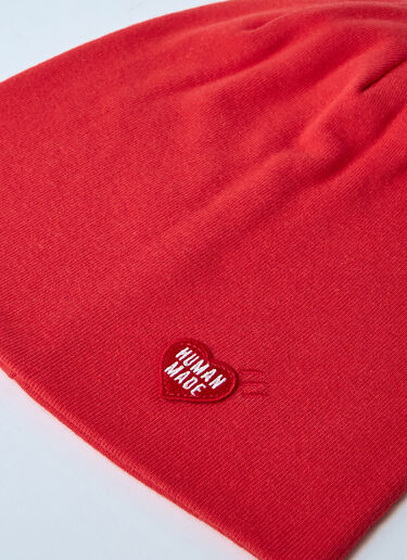 HUMAN MADE Logo Motif Beanie Hat Red hmd0161023