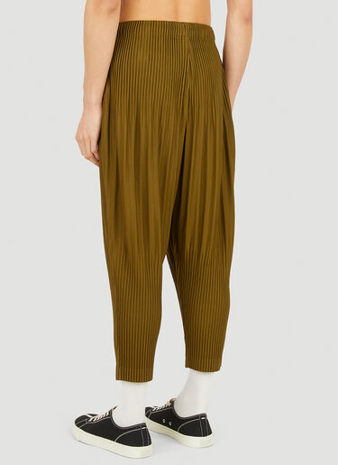 테이퍼드 팬츠 Homme Plissé Issey Miyake 테이퍼드 팬츠 카키 hmp0151006
