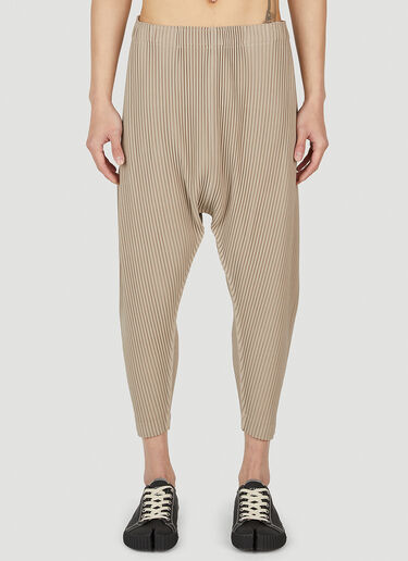 Homme Plissé Issey Miyake 사루엘 팬츠 베이지 hmp0152015