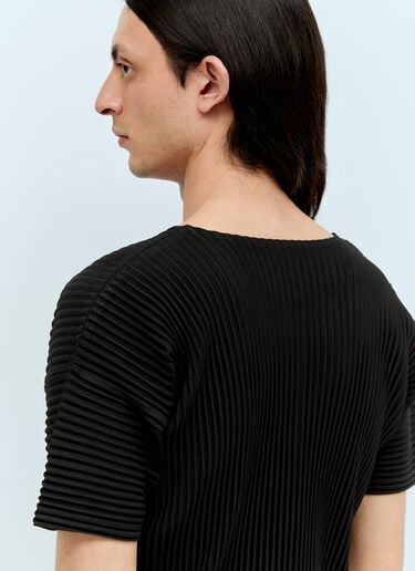 베이식 크루넥 플리츠 탑 Homme Plissé Issey Miyake 베이식 크루넥 플리츠 탑 블랙 hmp0156002