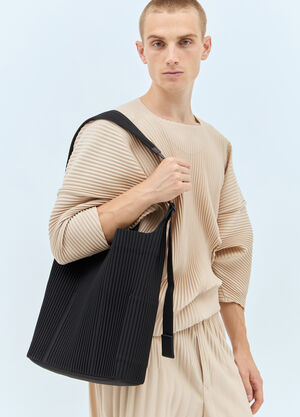 Homme Plissé Issey Miyake 유틸리티 토트백 블랙 hmp0157002