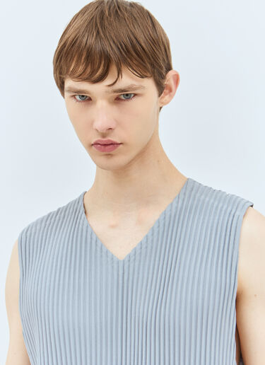 プリーツベスト Homme Plissé Issey Miyake プリーツベスト グレー hmp0158012