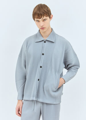 Homme Plissé Issey Miyake 褶裥夹克 灰色 hmp0158013