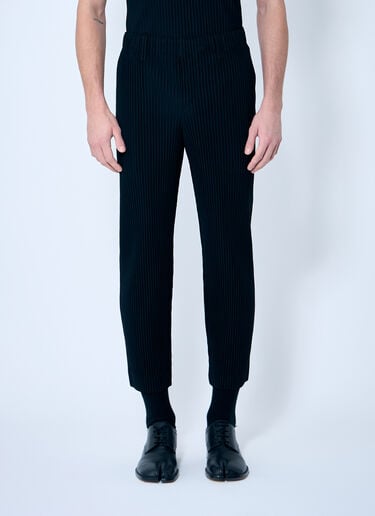 Homme Plissé Issey Miyake Pleated Pants With Belt Loops Black hmp0159014