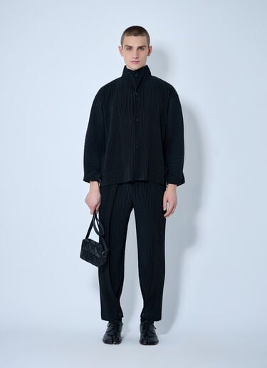 プリーツジャケット Homme Plissé Issey Miyake プリーツジャケット ブラック hmp0160004