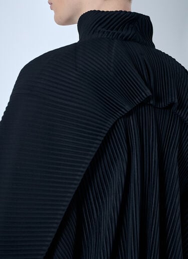 プリーツジャケット Homme Plissé Issey Miyake プリーツジャケット ブラック hmp0160004