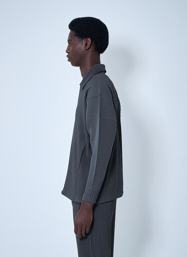 Homme Plissé Issey Miyake 플리츠 재킷  그레이 hmp0160012