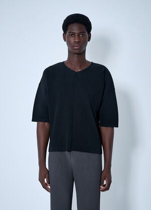 Homme Plissé Issey Miyake Pleated Top Black hmp0160016
