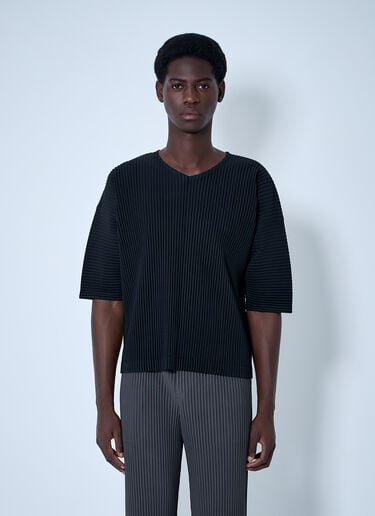 Homme Plissé Issey Miyake プリーツトップス  ブラック hmp0160016