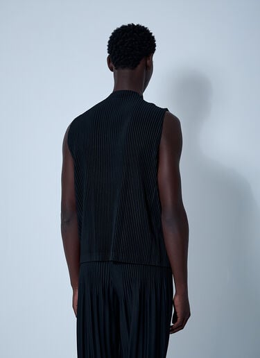 Homme Plissé Issey Miyake Pleated Top Black hmp0161002
