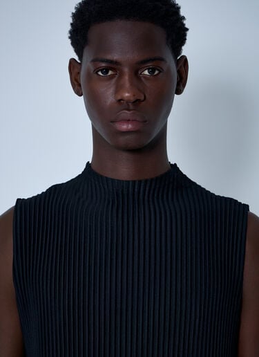 Homme Plissé Issey Miyake Pleated Top Black hmp0161002