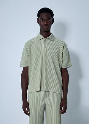Homme Plissé Issey Miyake Pleated Shirt Green hmp0161010