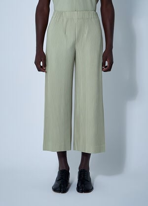 Homme Plissé Issey Miyake Pleated Pants Green hmp0161011