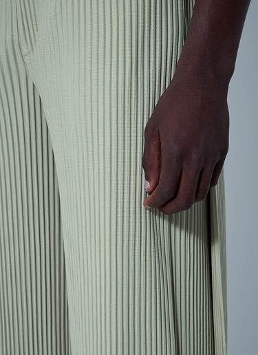 プリーツパンツ Homme Plissé Issey Miyake プリーツパンツ グリーン hmp0161011