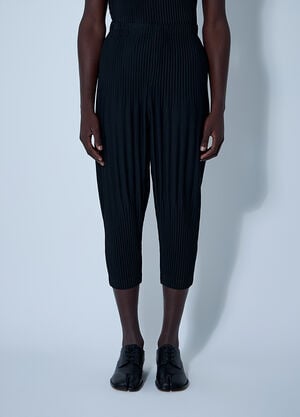 Homme Plissé Issey Miyake Pleated Pants Black hmp0161015