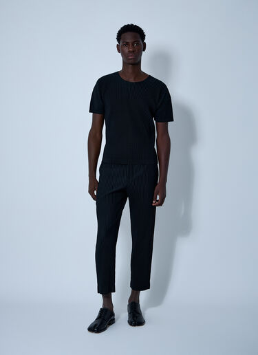 Pleated T-Shirt Homme Plissé Issey Miyake Pleated T-Shirt Black hmp0161017