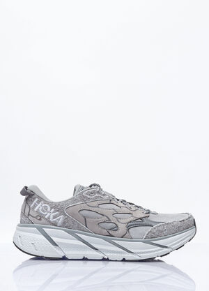 HOKA Clifton L 麂皮运动鞋 灰色 hok0158002