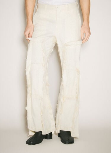 Comme des Garçons Homme Plus Panelled Wool-Blend Pants Cream hpl0158008