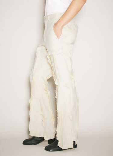 Panelled Wool-Blend Pants Comme des Garçons Homme Plus Panelled Wool-Blend Pants Cream hpl0158008