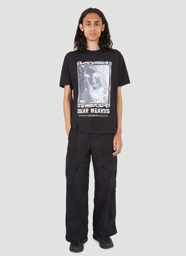 x LN-CC x Online Ceramics Dear Hearts T-Shirt HYMNE x LN-CC x Online Ceramics Dear Hearts T-Shirt Black hym0146002